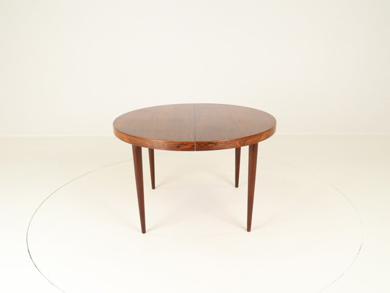 Image 1 of Table de salle à manger extensible en palissandre, modèle 56, par Villy Schou Andersen, Danemark, années 1960