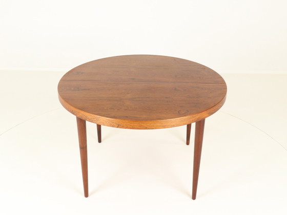 Image 1 of Table de salle à manger extensible en palissandre, modèle 56, par Villy Schou Andersen, Danemark, années 1960