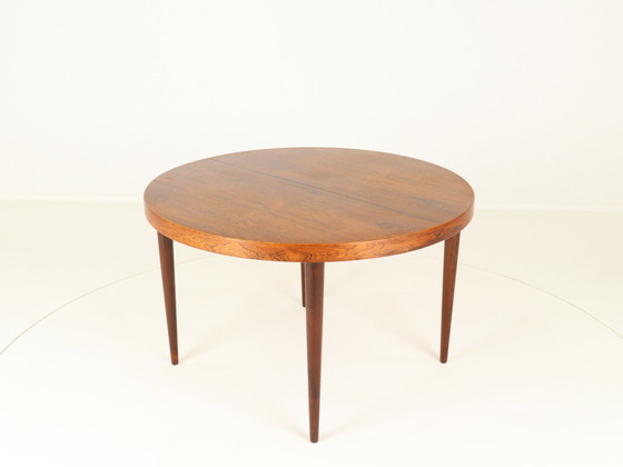 Image 1 of Table de salle à manger extensible en palissandre, modèle 56, par Villy Schou Andersen, Danemark, années 1960