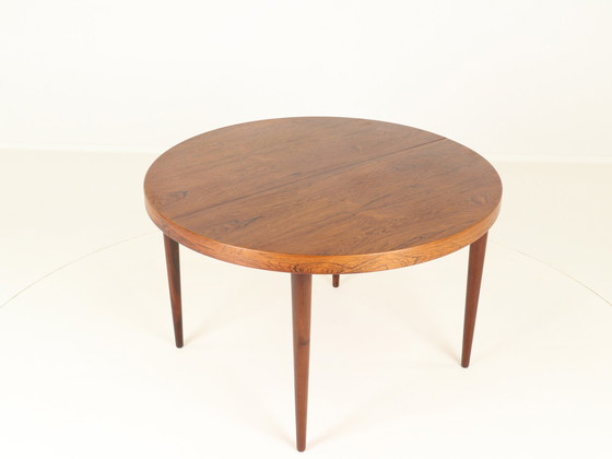 Image 1 of Table de salle à manger extensible en palissandre, modèle 56, par Villy Schou Andersen, Danemark, années 1960