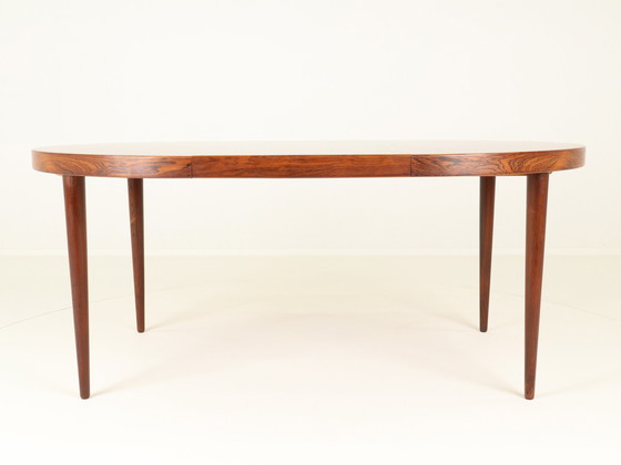 Image 1 of Table de salle à manger extensible en palissandre, modèle 56, par Villy Schou Andersen, Danemark, années 1960