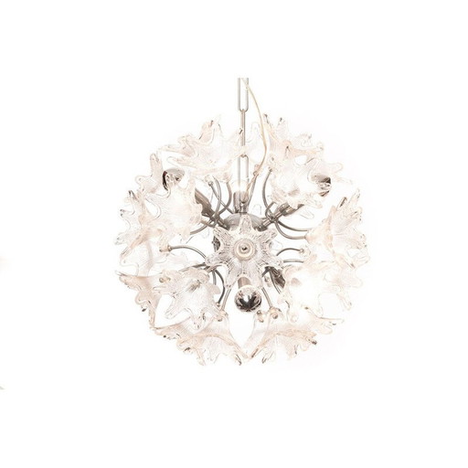 Lustre à fleurs Venini pour VeArt 1960