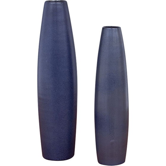Image 1 of Paire de vases en céramique vintage d'Ingrid Atterberg pour Upsala Ekeby, Suède