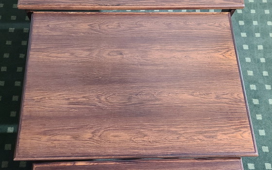 Image 1 of 3 Table Gigogne Mid-Century En Palissandre, Danemark, 1950S