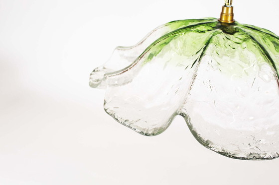 Image 1 of Lampe pendante italienne en verre