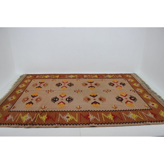Image 1 of Tapis vintage en laine, Tchécoslovaquie 1940