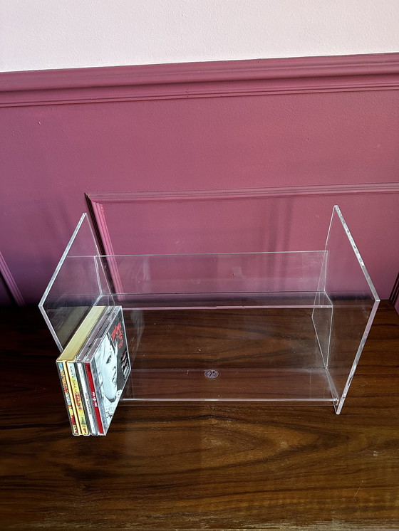 Image 1 of Rack à Cd de l'âge de l'espace Eickel Acrylic