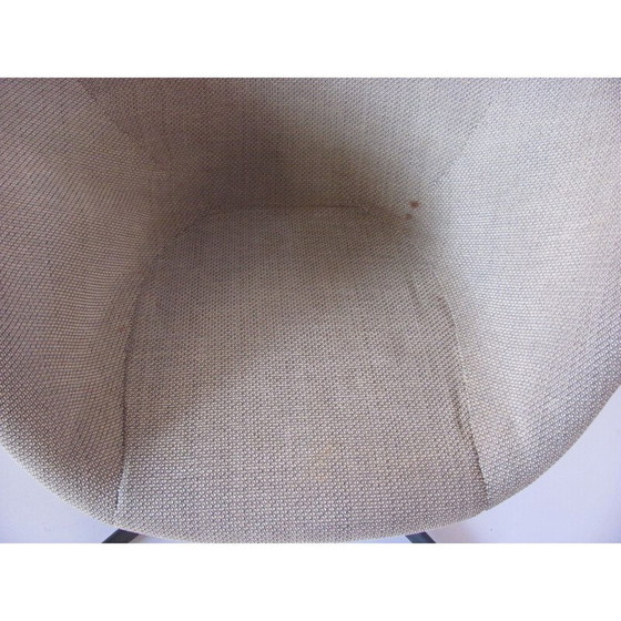 Image 1 of Ensemble de 3 fauteuils pivotants vintage, Tchécoslovaquie 1960