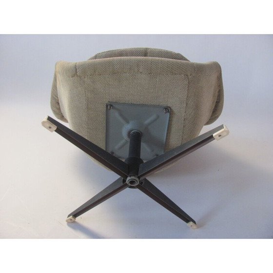 Image 1 of Ensemble de 3 fauteuils pivotants vintage, Tchécoslovaquie 1960
