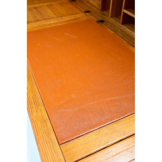 Image 1 of Bureau vintage en pin de l'Oregon par Andreas Hansen et Hadsten Wood Industry