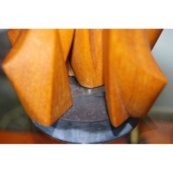 Image 1 of Sculture vintage en bois de Maurice Munck 1960s