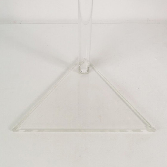 Image 1 of Porte-manteau vintage en verre plexi, Italie 1970