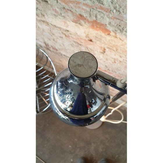 Image 1 of Lampadaire vintage argenté, 1960