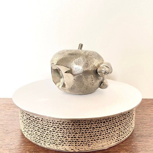 Sculpture de pomme vintage par Pisani, Italie 1974s