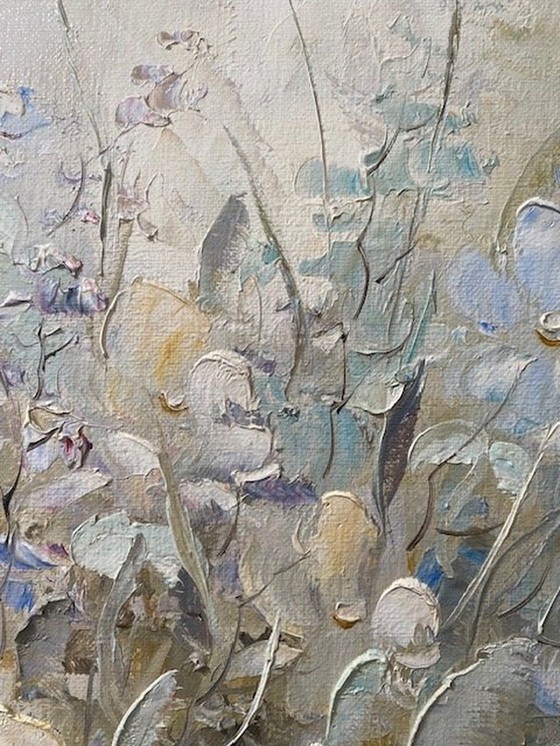 Image 1 of G.J. Ernens - Bouquet de campagne dans un vase gris