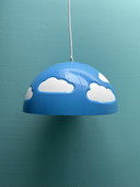 Lampe suspendue vintage Ikea Skojig Clouds