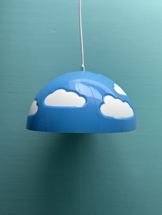 Image 1 of Lampe suspendue vintage Ikea Skojig Clouds