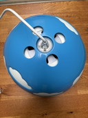 Lampe suspendue vintage Ikea Skojig Clouds