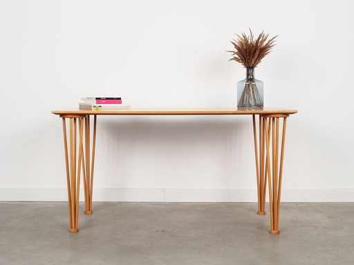 Table en frêne, Design danois, 1970S, Production : Danemark