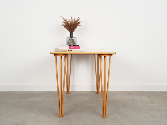 Image 1 of Table en frêne, Design danois, 1970S, Production : Danemark