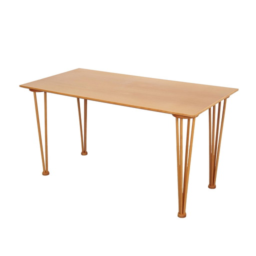 Table en frêne, Design danois, 1970S, Production : Danemark