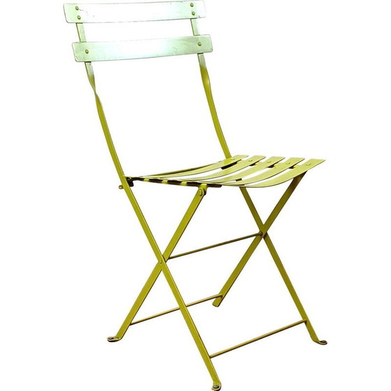 Image 1 of Chaise de jardin vintage en fer forgé