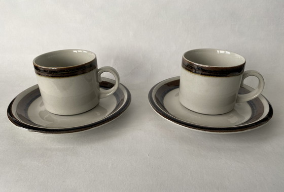 Image 1 of 2 X Tasses et soucoupes Arabie Finlande Carélie