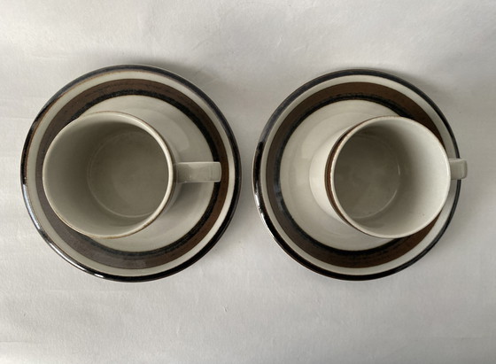 Image 1 of 2 X Tasses et soucoupes Arabie Finlande Carélie