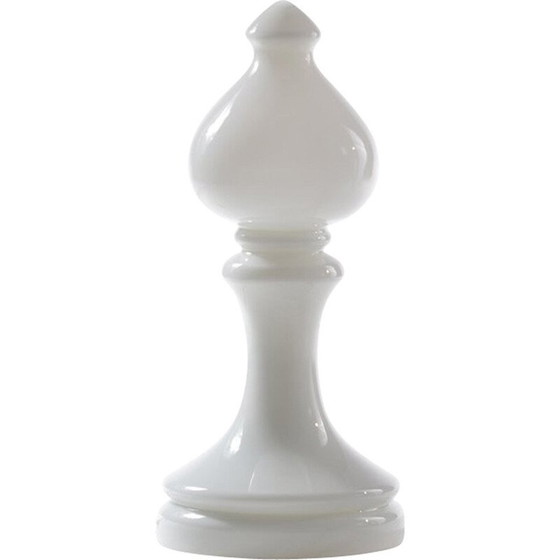 Image 1 of Lampe de bureau vintage en verre opale blanc par Ivan Jakes pour Sklarny Rapotin, Tchécoslovaquie 1960