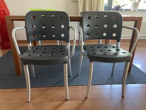 4x chaises de salle à manger Halifax modèle Minni par A.Citterio