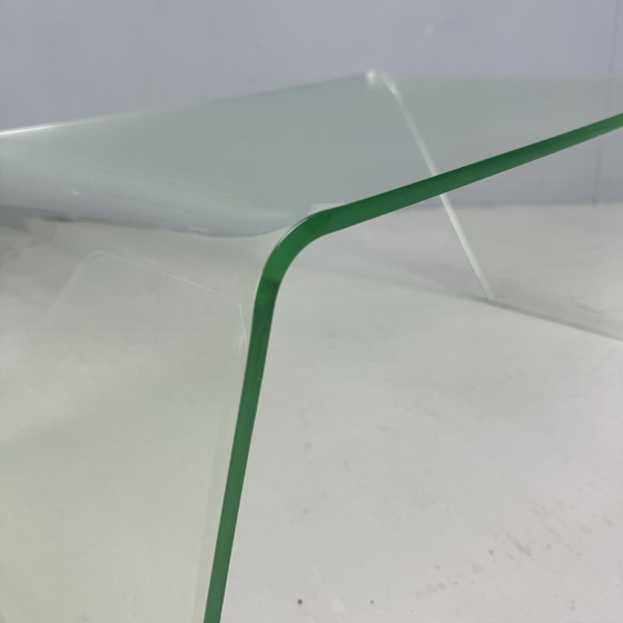 Image 1 of Table d'appoint minimaliste en plexiglas Support de conférence annexe