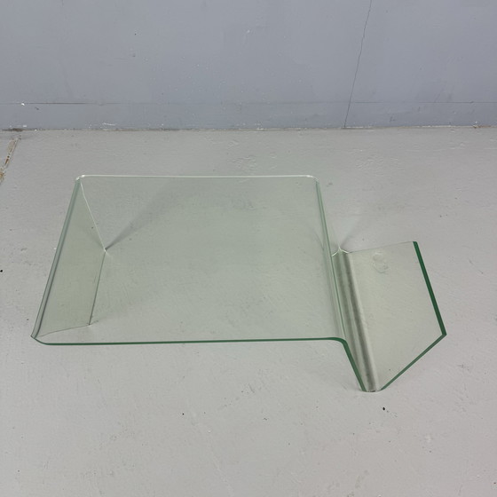 Image 1 of Table d'appoint minimaliste en plexiglas Support de conférence annexe