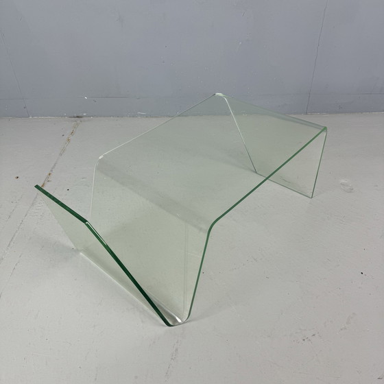 Image 1 of Table d'appoint minimaliste en plexiglas Support de conférence annexe