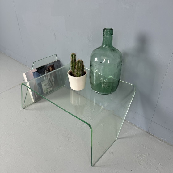 Image 1 of Table d'appoint minimaliste en plexiglas Support de conférence annexe