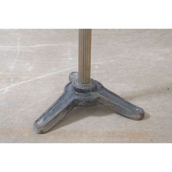 Image 1 of Lavabo de coiffeur vintage en métal chromé