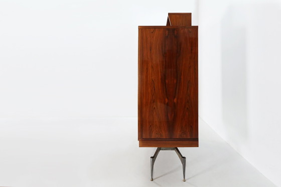 Image 1 of Cabinet italien en bois de rose, Mid Century Modern, 1960S