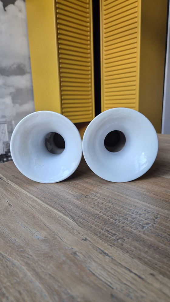 Image 1 of Vases de style Longwy