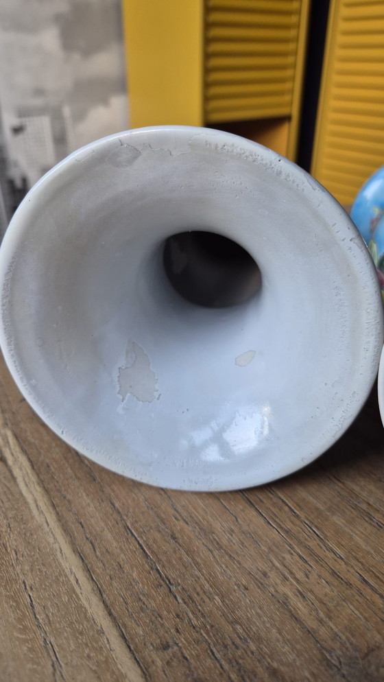 Image 1 of Vases de style Longwy