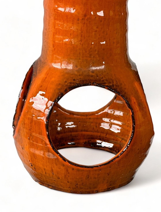 Image 1 of Lampe à suspension Space Age Hot Lava Ceramic 70s Lampe Vintage Mid Century