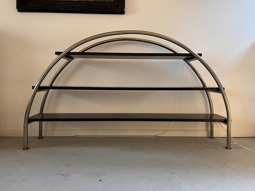 Etagère En Inox Année 80