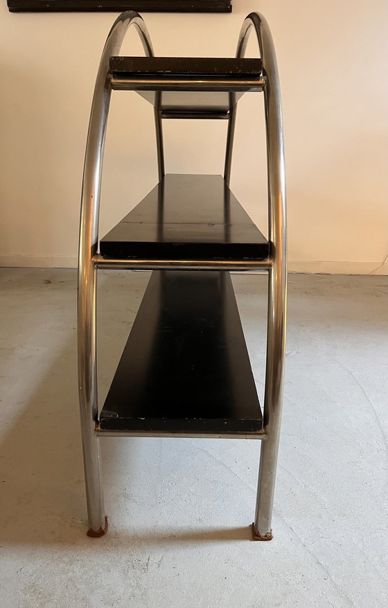 Image 1 of Etagère En Inox Année 80