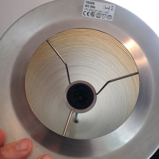 Lampadaire vintage Mite Terra en tissu de verre et fils de carbone par Marc Sadler pour Foscarini