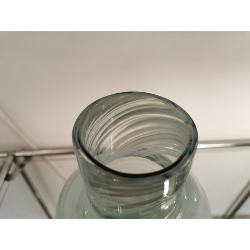 Vase vintage en verre soufflé