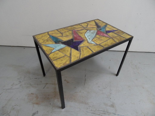 Table à carreaux vintage 1960's