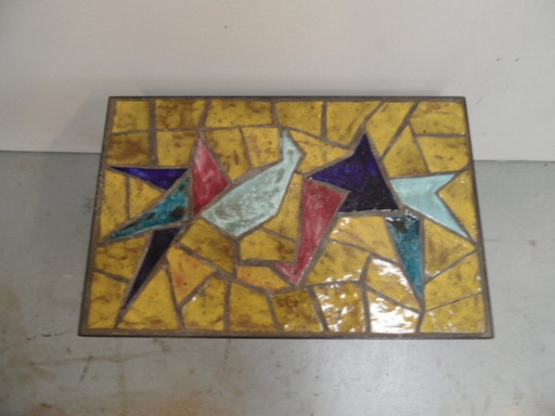 Table à carreaux vintage 1960's
