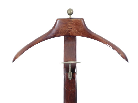 Image 1 of Grand Valet En Hêtre Teinté Acajou