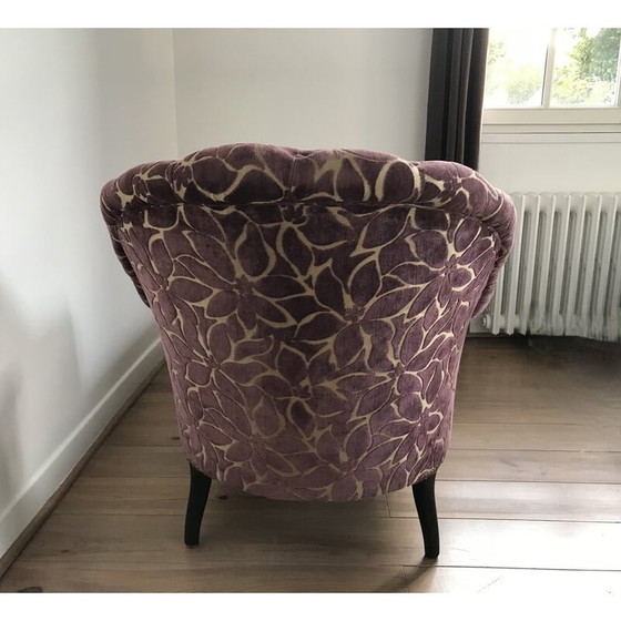 Image 1 of Lit de jour en tissu vintage