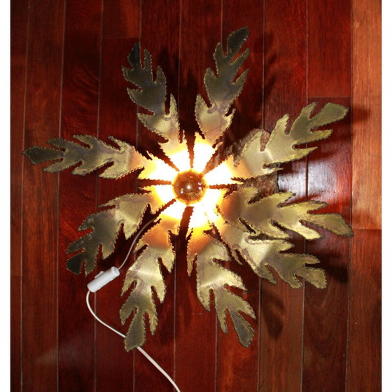 Image 1 of Lampe de palmier vintage brutaliste 1970