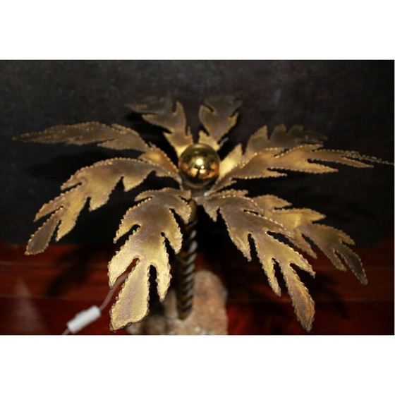 Image 1 of Lampe de palmier vintage brutaliste 1970