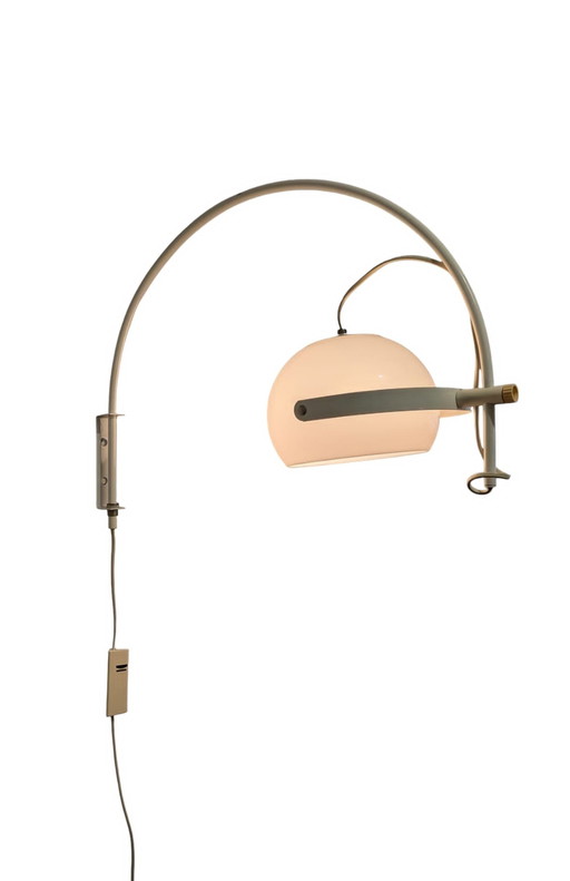 Lampe murale vintage à arc en forme de champignon de l'ère spatiale